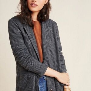 Graham Longline Grey Plaid
Blazer